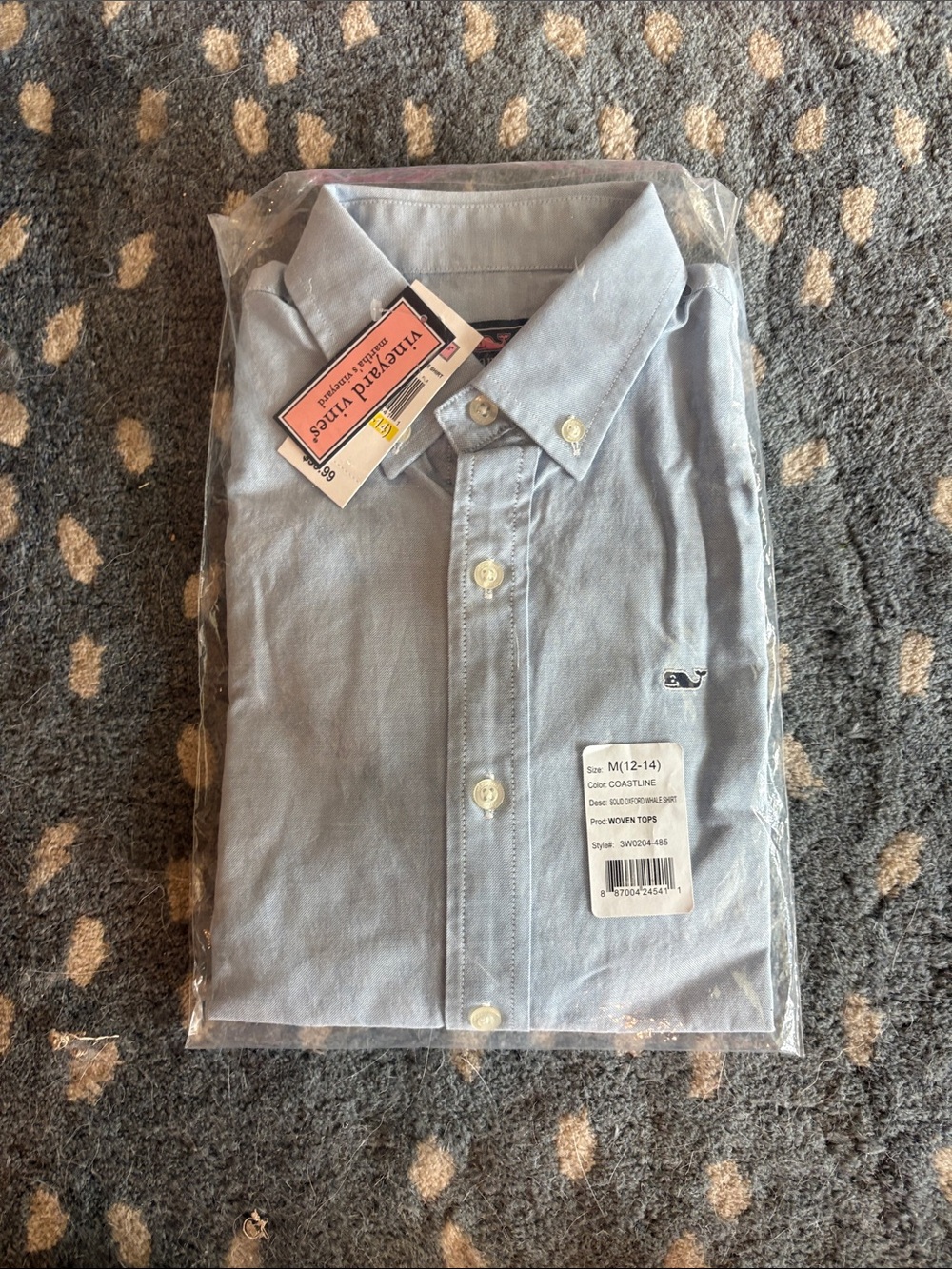 Vineyard Vines Light Blue Button-Down Oxford Shirt - Men